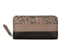 TOM TAILOR Ellen Long Zip Wallet Flower Black