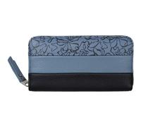 TOM TAILOR Ellen Long Zip Wallet Flower Blue