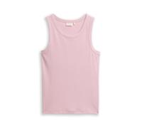 Tom Tailor - Figurbetontes Ripp-Top mit Rundhalsausschnitt pink - Gr. - S