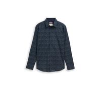 Tom Tailor - Fitted Hemd mit Muster navy round design - Gr. - XXXL