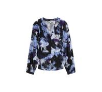 Tom Tailor - Gemusterte Bluse blau - Gr. - 42