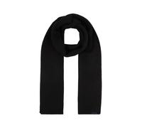 Tom Tailor - Gestrickter Schal mit Wolle black - Gr. - OS