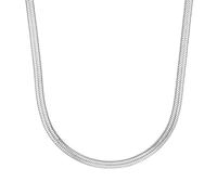 Kette ohne Anhänger TOM TAILOR "Schmuck Geschenk Edelstahl Schlangenkettengliederung", edelstahlfarben, Halsketten, Damen, Edelstahl, L: 45 B: 5,3mm, B:5,3mm (57953839-0) edelstahlfarben