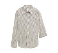 TOM TAILOR Damen Hemdbluse mit Muster, 37690 - Printed Beige Graphic Minimal, 38