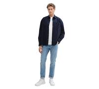 Tom Tailor Denim - Gestreiftes Oversized Hemd navy white pin stripe - Gr. - M
