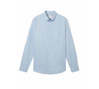 TOM TAILOR Hemd Regular Fit hellblau | S