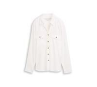 Tom Tailor - Hemdbluse mit Brusttaschen whisper white - Gr. - 42