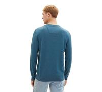 TOM TAILOR Herren 1027661 Pullover, 32721 - Dark Green Melange, L EU
