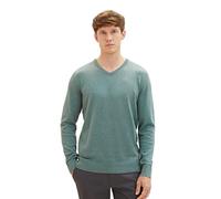 TOM TAILOR Herren 1027665 Pullover, 32619 - Green Dust Melange, XL EU