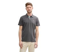 TOM TAILOR - Piqué Poloshirt aus Baumwolle Dark Shadow S