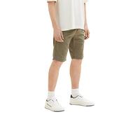 TOM TAILOR Herren 1035037 Slim Chino Bermuda Shorts mit Stretch, 10415 - Dusty Olive Green, 28