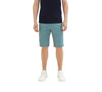 TOM TAILOR Herren 1035037 Slim Chino Bermuda Shorts mit Stretch, 30105 - Deep Bluish Green, 29