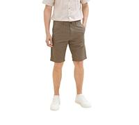 TOM TAILOR Herren 1035037 Slim Chino Bermuda Shorts mit Stretch, 31258 - Navy Beige Minimal, 28
