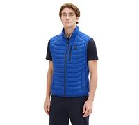 TOM TAILOR Herren 1036074 Hybrid Steppweste mit Stehkragen (1er Pack)