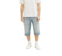 TOM TAILOR Herren 1036295 Max Overknee Bermuda Shorts, 10161-Light Stone Blue Grey Denim, 33