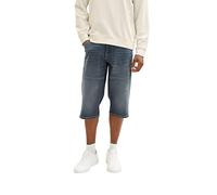 TOM TAILOR Herren 1036295 Max Overknee Bermuda Shorts, 10163-Dark Stone Blue Grey Denim, 28