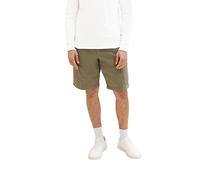 TOM TAILOR Herren 1036304 Bermuda Shorts, 10415 - Dusty Olive Green, 28