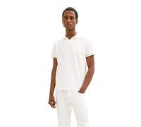 TOM TAILOR Herren 1036368 Poloshirt mit Brusttasche, 10332-Off White, 3XL