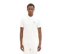 TOM TAILOR Herren 1036379 Poloshirt mit Palmen-Print, 10332-Off White, M