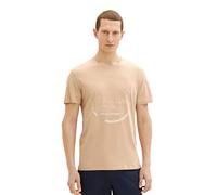 TOM TAILOR Herren 1036952 T-Shirt, 21849 - Caramel Beige, XL