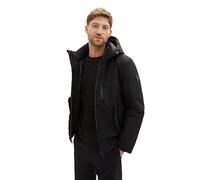 TOM TAILOR Herren 1037343 Blouson Winterjacke mit Abnehmbarer Kapuze, 29999-Black, XXL