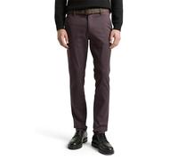 Tom Tailor Herren 1037547 Hose, 39129 - Brown Navy Zig Zag Structure, 30W / 32L EU