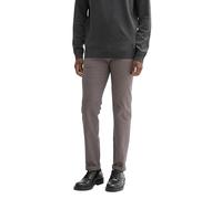 TOM TAILOR Herren 1037547 Slim Fit Stretch Chino Hose mit Gürtel, 36524-Navy Beige Zig Zag Structure, 36W / 36L