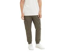 TOM TAILOR Herren 1037550 Regular Fit Cargo Hose aus Baumwolle, 10415-Dusty Olive Green, XXL