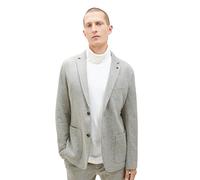 TOM TAILOR Herren 1037796 Jersey Piqué Sakko mit Stretch, 12035-Grey Heather Melange, 54