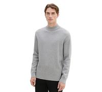 TOM TAILOR Herren 1038233 Basic Mockneck Strick-Pullover aus Baumwolle (1er Pack)