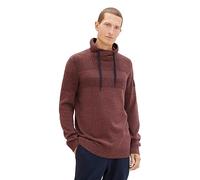 TOM TAILOR Herren 1038247 Strick-Snood aus Baumwolle, 32740-navy red orange Blue Mouline, XL