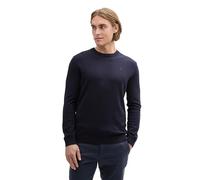 TOM TAILOR Herren 1038426 Pullover, 13160 - Knitted Navy Melange, XXL EU