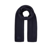 TOM TAILOR Herren 1038544 Basic Winterschal aus Baumwolle, 13160-Knitted Navy Melange, OneSize