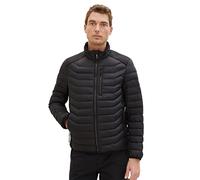 TOM TAILOR Herren 1038606 Hybrid Steppjacke mit Stehkragen, 29999-Black, XXXL