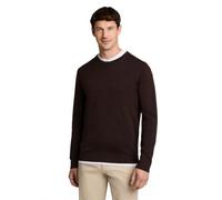 Tom Tailor BASIC CREWNECK KNIT L 1039805-40781 Dark Chocolate Brown Melange (937940) Braun L