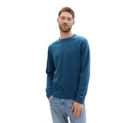Tom Tailor 1039805 Basic Sweater Blau S Mann (Herstellerartikelnummer: 1039805-36295-S)