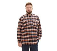 TOM TAILOR Herren 1039925 Comfort Fit Karo-Hemd mit aufgesetzten Brusttaschen, 32274-navy Colorful Check, 3XL