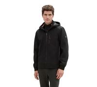 TOM TAILOR Herren 1041315 Softshell Jacke mit Kapuze, 29999-Black, XXL