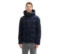 TOM TAILOR Herren 1041323 Pufferjacke mit Abnehmbarer Kapuze, 10668-sky Captain Blue, XXL