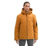 TOM TAILOR Herren 1042206 Gefütterte Jacke mit Abnehmbarer Kapuze, 10821-Peanut Butter Brown, S