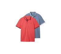 Tom Tailor 1042387 Kurzarm-poloshirt 2 Einheiten L Soft Berry Red