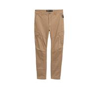 Cargohose TOM TAILOR DENIM, Herren, Gr. S, N-Gr, caribou beige, Web, Obermaterial: 98% Baumwolle, 2% Elasthan, unifarben, modisch, regular fit knöchellang, Hosen, mit Taschen (17058422-S) caribou beig