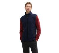 TOM TAILOR Herren 1043428 Basic Fleece-Weste, 10668-Sky Captain Blue, XXL