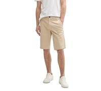 Tom Tailor - Slim Chino Shorts beige triangle print - Gr. - 36
