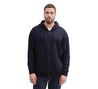 TOM TAILOR Herren 1044808 Plussize Basic Sweatjacke mit Kapuze, 10668-Sky Captain Blue, XXL