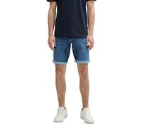 Tom Tailor Herren Jeansshorts TTJOSH Regular Slim Superstretch Used Mid Stone Blue Denim 38