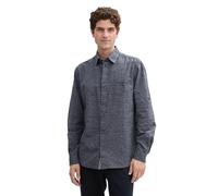 Tom Tailor Herren 1045075 Hemd, 31318 - Navy White Fil A Fil Dobby, XXL EU