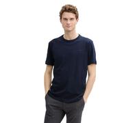 TOM TAILOR - Basic T-Shirt aus Baumwolle sky captain blue M