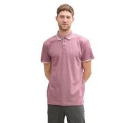 TOM TAILOR Herren 1045629 Poloshirt, 37559 - Deep Red Two Tone, XXL EU
