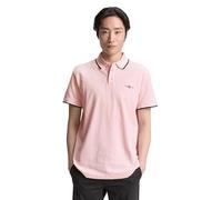 TOM TAILOR Herren 1045629 Poloshirt, 38164 - Blush Pink Two Tone Pique, L EU